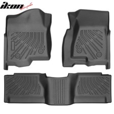 Fits 99-07 Silverado 1500 2500 3500 Anti-slip Floor Mats All Weather Tpe Carpets