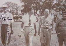 BYRON NELSON - AUTOGRAPHED SIGNED PHOTOGRAPH