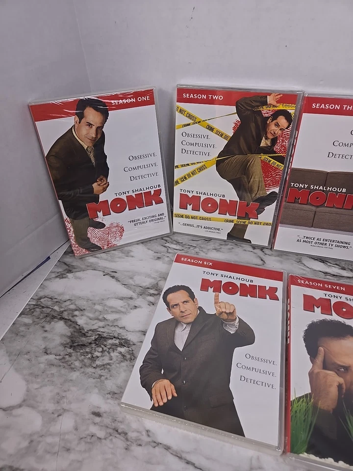 Monk Season 1-8 (DVD, 2010) Tony Shalhoub - Brand New - Image 2 of 4