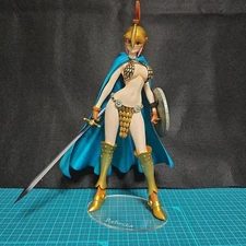 One Piece Rebecca Gladiator Figure w/ Sword, Shield & Cape - P.O.P Style