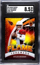 2020 PANINI PHOENIX KYLER MURRAY 16 FLAME THROWERS BLACK 2/10 SGC 8.5 CARDINALS