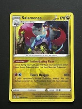 SALAMENCE 109/203 HOLO RARE EVOLVING SKIES POKEMON HOLO NM