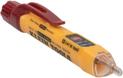 Klein Tools NCVT2P Dual Range Tester, Non Contact Tester 12-1000V AC for Standar