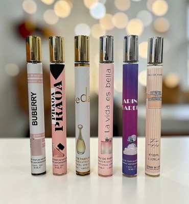 Micro Perfume Combo of 6 Women's/Men's 35ml Eau De Toilette, Travel Size Dupe
