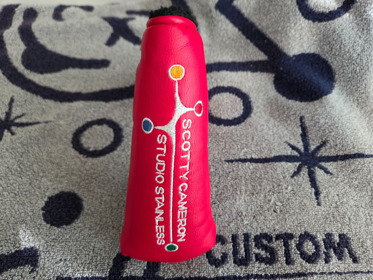 Rare Scotty Cameron Studio Stainless Red Putter headcover Head