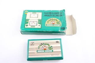 Nintendo Game & Watch Multi Screen Green House GH 54 1982 Not working