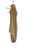 lulu tan crochet dress medium