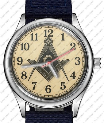 Freemason Masonic Square And Compass #3 Trendy 38mm Face Wrist Watch