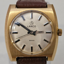 Orologio Vintage Uomo LANCO Swiss NewOS Cal. EB 8800 17J Manuale Collezione 1973