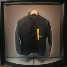 NWT EDDIE BAUER Mixed media Fleece Lightweight Spring Jacket Medium SALE