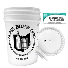 Home Brew Ohio Complete 6.5 Gallon Fermenting Bucket with Econolock