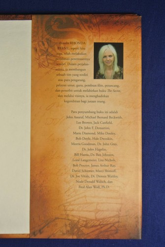 THE SECRET RAHASIA Rhonda Byrne BAHASIA INDONESIAN LANGUAGE BOOK Hardcover - Picture 3 of 11
