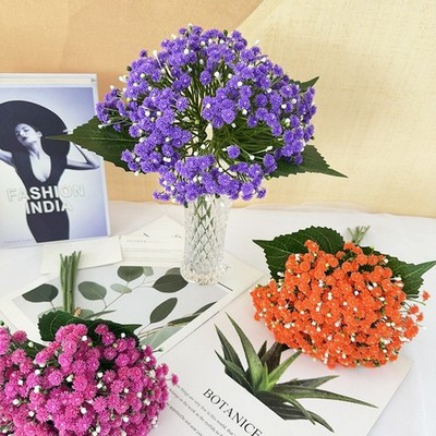 378 Stück Kunstblumen in Sternform mit biegsamen Stielen 30 20 10 cm