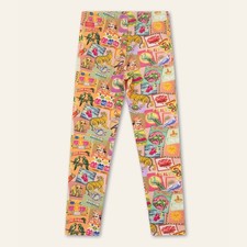 Organic Cotton Leggings India Maharaja Print "Matchbox" 104-140cm