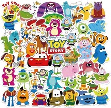 20 TOY STORY ASSORTED 2" STICKERS PARTY FAVOR BUZZ NEMO MONSTERS INC CARS