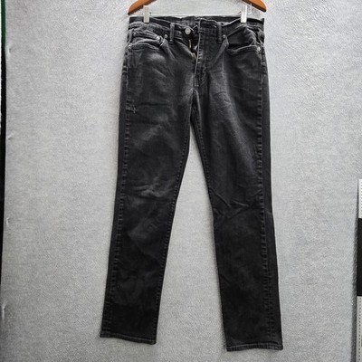 Levi's 541 Men Jeans 32X34 Black Denim Athletic Taper Fit 29'' Inseam
