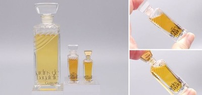 3 Vintage Guerlain Jardins de Bagatelle Parfümflaschen