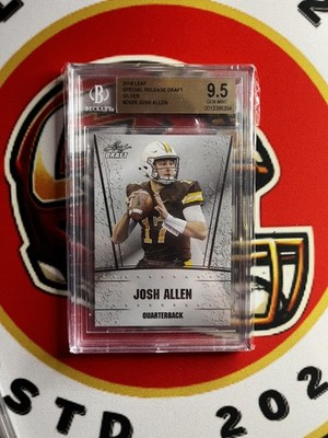 Josh Allen 2018 Leaf Draft Silver BGS 9.5 GEM MINT