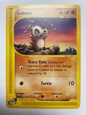 LP/NM Pokémon Cubone 72/147 Aquapolis e-Card WotC Midori Harada 2002 LP/NM