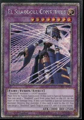 El Shaddoll Construct (Platinum Secret Rare) (Alternate Art) 1st Edition Platinu