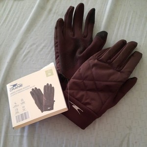 NWT CRANE (ALDI BRAND) Women's Brown Hybrid Gloves; Size M