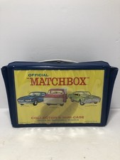 Vintage 1969 Official Matchbox Collectors Mini Case - Holds 24 Matchbox Models