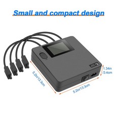Battery Chargers Digital Storage Charger 4 Charging Cable Parts For DJI Air 3