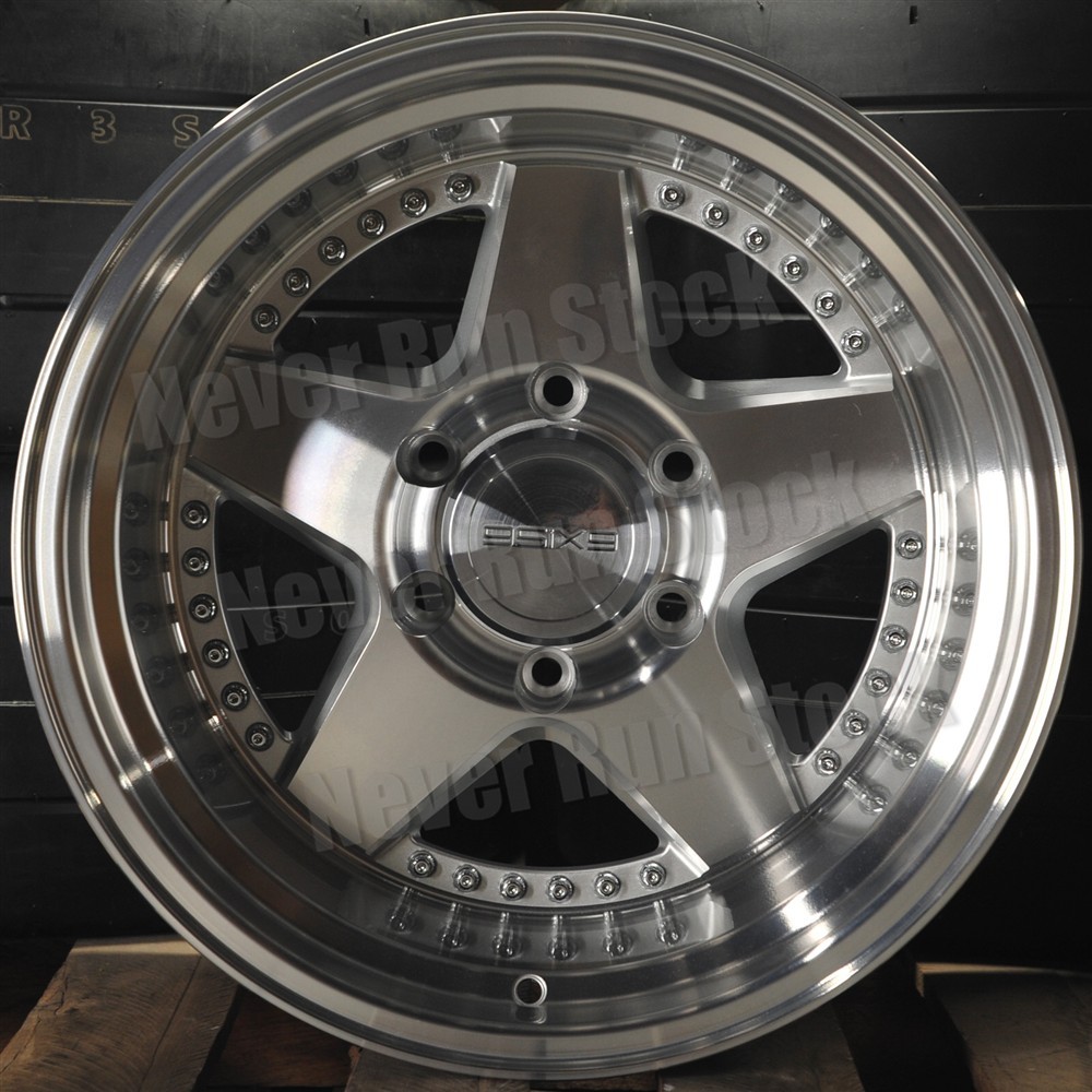 9SIX9 FIVE-2 17x9 6x139.7 6x5.5 -36 MACHINE SILVER 5 SPOKE 5