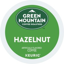 Green Mountain Coffee Hazelnut, Keurig K-Cup Pod, Light Roast, 72 Count