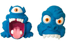 Vintage THE REAL GHOSTBUSTERS H2 Ghost Blue Stackable Kenner 1984 Rare 🔥