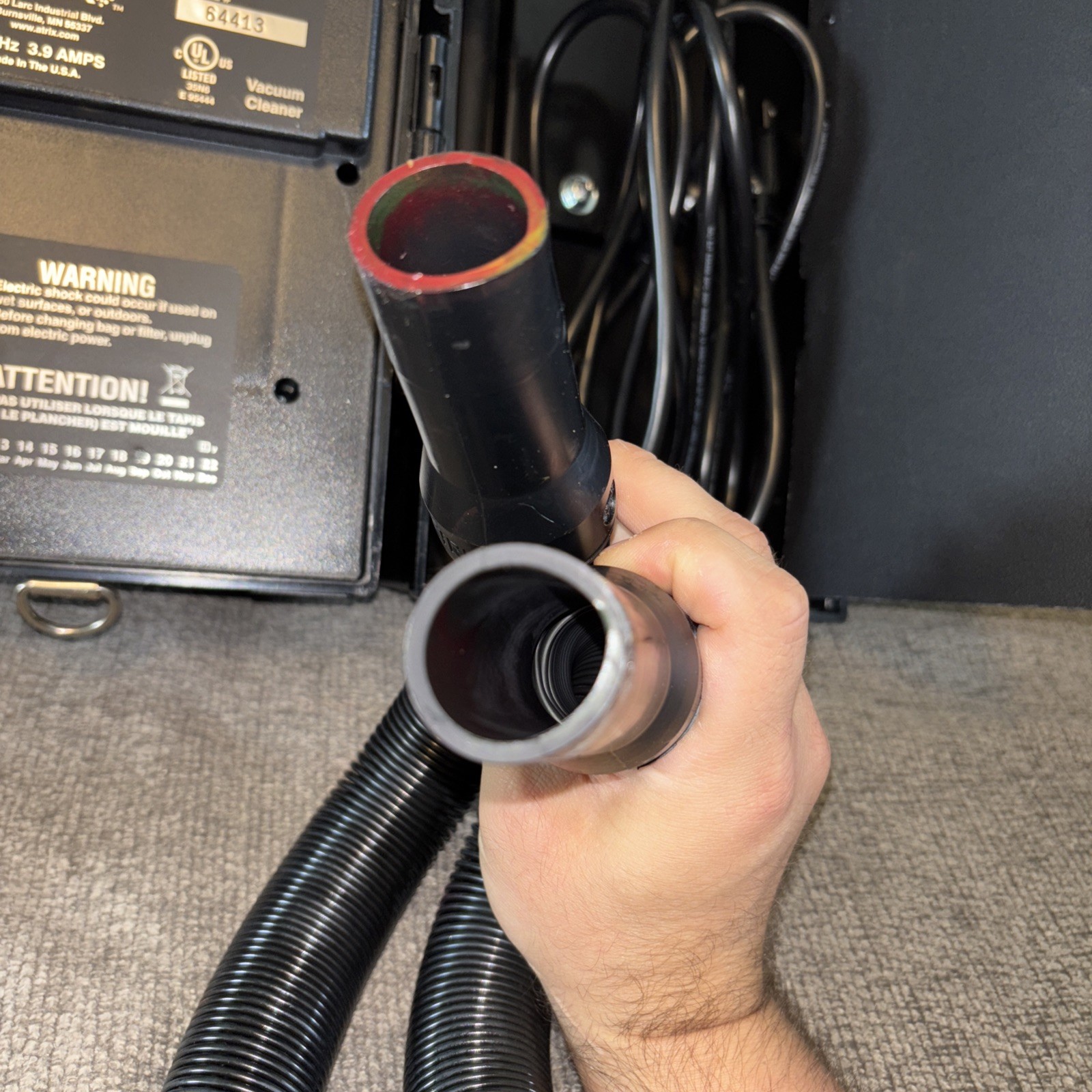 Atrix Omega Supreme Plus 110V Commercial Professional Handheld Vacuum Detailing