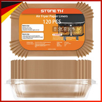 Backpapier 120 StüCk Pergamentpapier FüR HeißLuftfritteuse Ninja Dual
