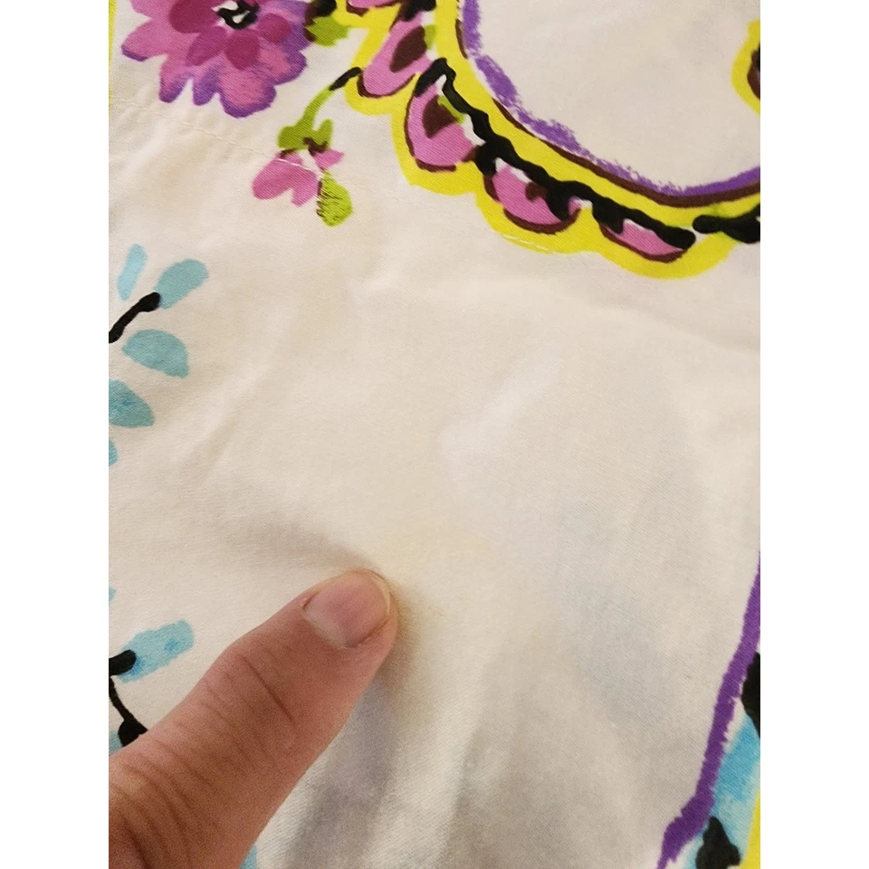 Conjunto de 2 travesseiros CYNTHIA ROWLEY floral paisley colorido 100% algodão PADRÃO - Imagem 4 de 4