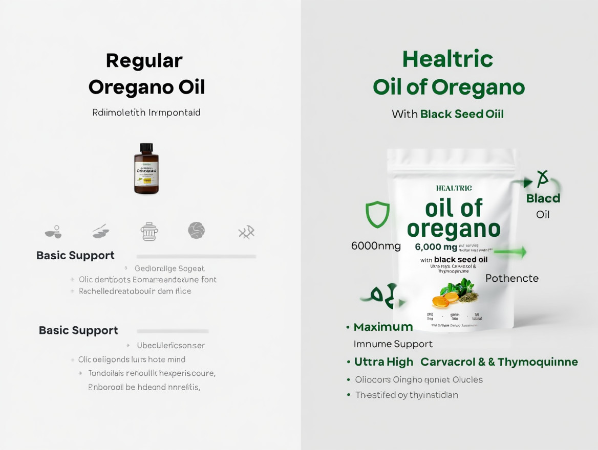 Oil of Oregano with Black Seed 6000mg – 300 Softgels – Immune & Digestive Suppor