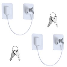 Durable 2-Pack Child-Proof Window Locks for UPVC - Easy Install Safety Solution