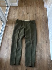 Hebden Cord vintage 80s Antique men's Green Heavy Pants Size: L-XL