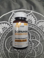 Natural Stacks DOPAMINE Brain Food, Mental Drive Capsules - 60 Count, Exp02/2026