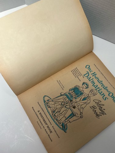 🐶Disney's ONE HUNDRED & ONE DALMATIANS Coloring Book Mostly Clean 1 Day Ship!👍 - Picture 2 of 13