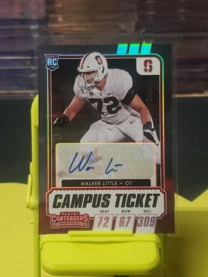2021 Contenders Draft Picks College Campus Ticket /99 Walker Little Auto