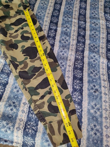 Vintage Cabelas DUCK CAMO Insulated Chamois Flannel Tall/Large - Picture 16 of 19