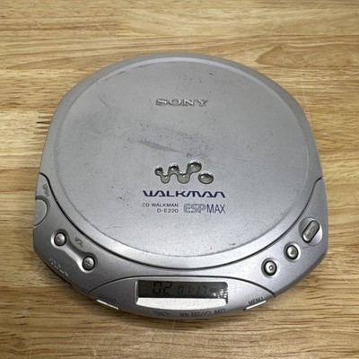 Sony Walkman D-E220 ESPMAX Portable CD Player Silver/Gray