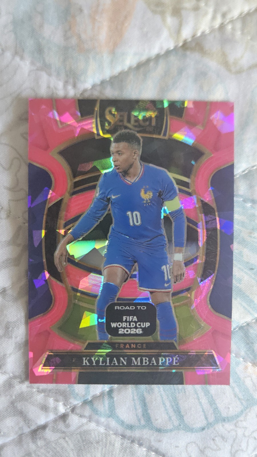 KYLIAN MBAPPE 2025-26 Panini Select FIFA WORLD CUP #80 TERRACE PINK ICE PRIZM 🔥