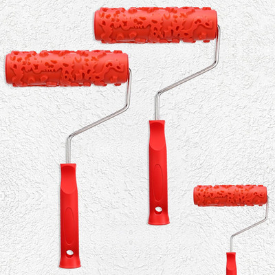 2 Pcs 7''DIY Patterned Paint Roller | Decorative Art Texture Roller