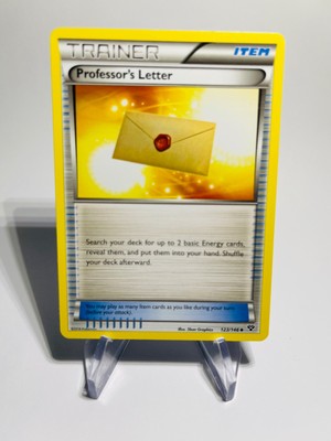 PROFESSOR'S LETTER 2014 Pokemon XY Base Set  Uncommon POKÉMON 123/146