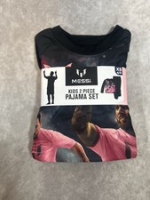Messi Long Sleeve Top and Pants Pajama Set, 2 Piece Size XS 4-5 New Soccer Kids