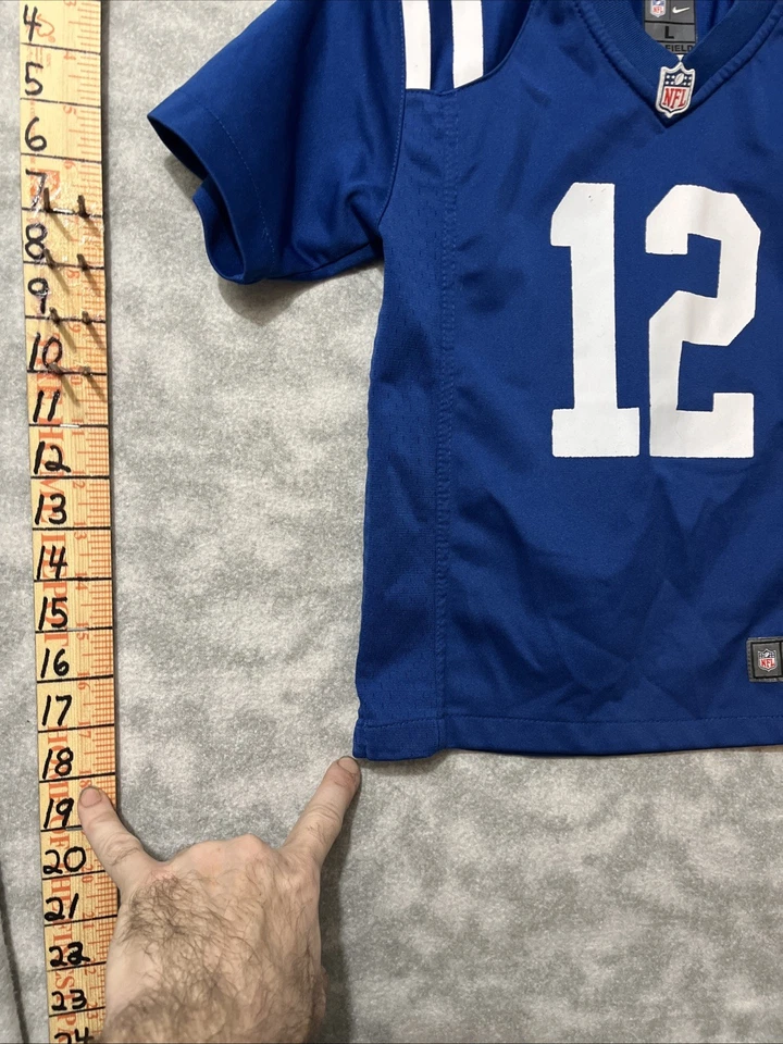 Camiseta Nike NFL Onfield Indianapolis Colts Andrew Luck #12 JUVENTUD L7 Foto 4 de 4