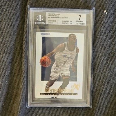 1996-97 E-X2000 Credentials #51 Anfernee Penny Hardaway Orlando Magic 080/499 