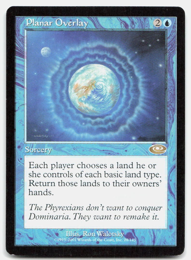 Planar Overlay 28 Rare Planeshift Magic: The Gathering Near Mint