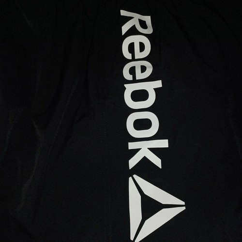 Reebok Herren Solid Logo schwarz 7" Schrittlänge Badehose mit Kompressionsfutter (A4) - Bild 10 von 14