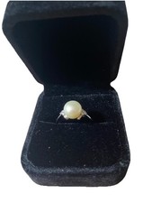 Cultured Pearl Ring S925 Size 6 3/4